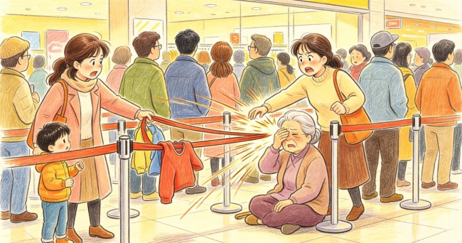 阿姨被商场隔离绳弹伤右眼 法院判了