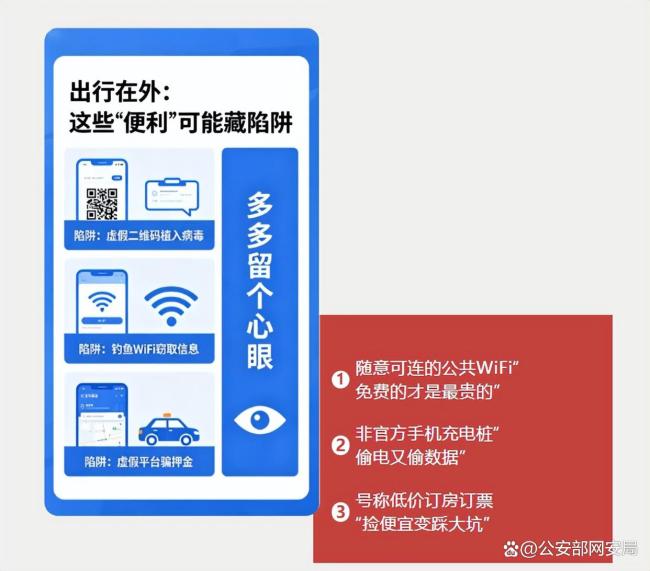 网警发出“五一”假期网络安全指南 假期放松不松懈