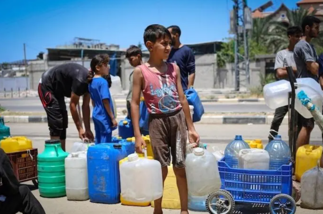 阻断物资援助，以色列将水资源武器化被批