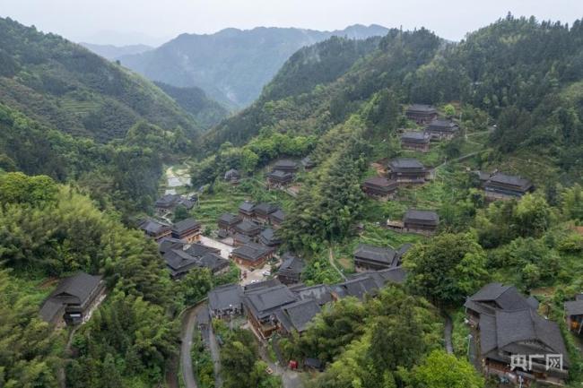 贵州从江高华瑶寨雨后美如画卷 清新雅致映山河