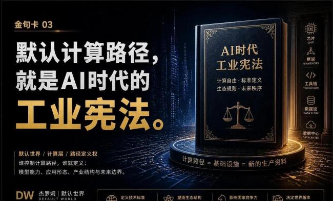 博主：算力危机正在重写AI格局 重塑默认入口