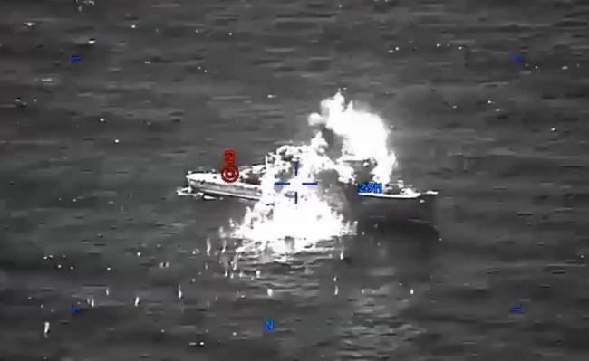 日自衛(wèi)隊擊沉一艘原美軍艦船 二戰(zhàn)后首次境外發(fā)射進(jìn)攻型導(dǎo)彈