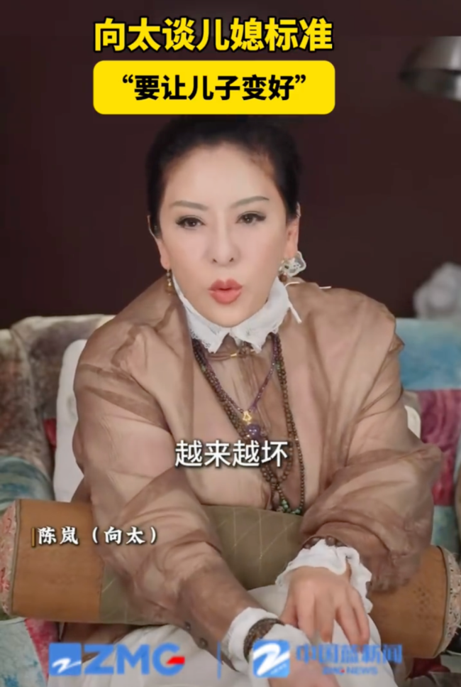 向太不满向佑恋情称绝不认这种儿媳