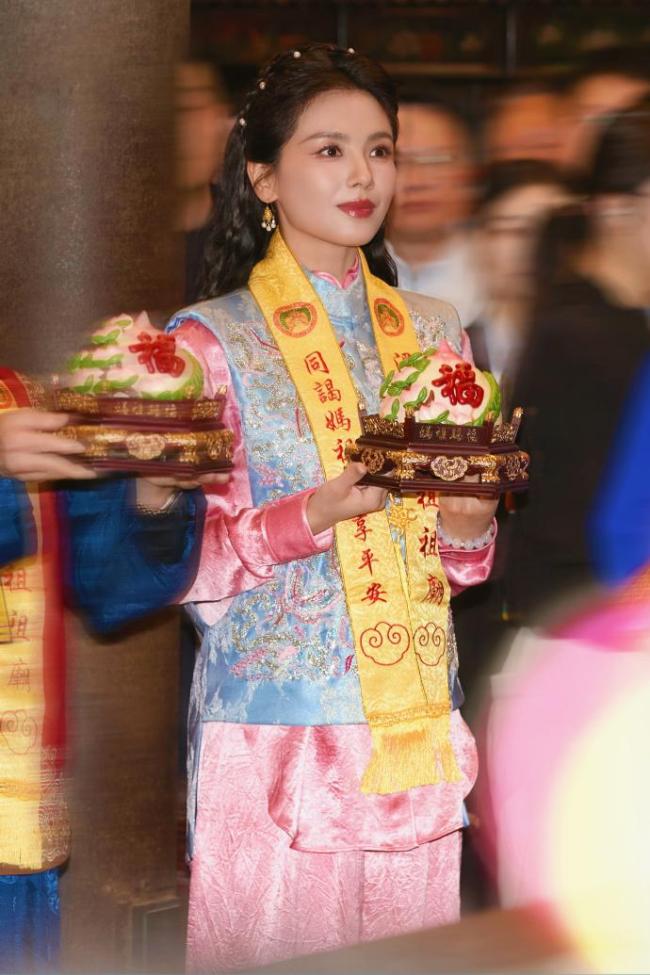 刘涛参加妈祖诞辰1066周年活动