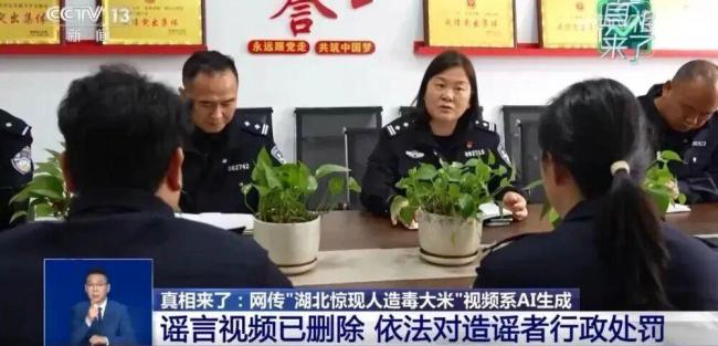 网警依法打击“湖北人造大米