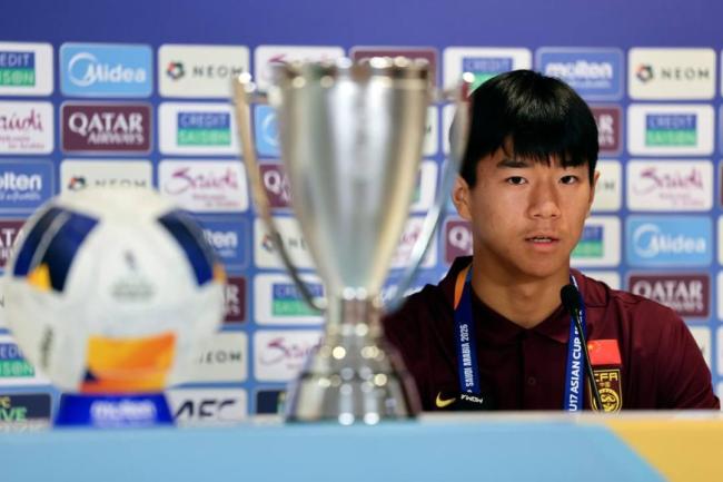 U17男足亞洲杯中國隊今夜沖擊冠軍 決戰(zhàn)日本隊