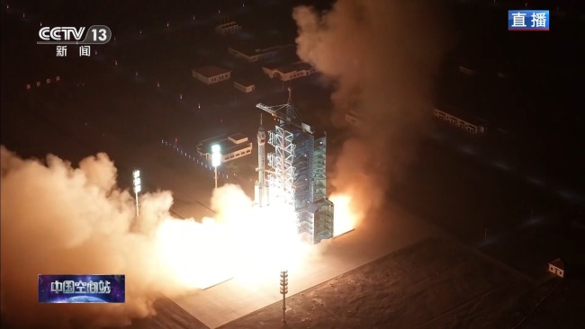 神舟二十三号发射升空名场面