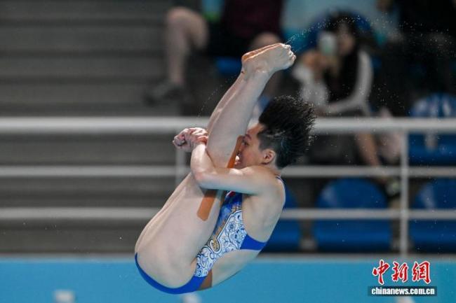 陈艺文夺得女子3米跳板冠军 全国赛第五日佳绩
