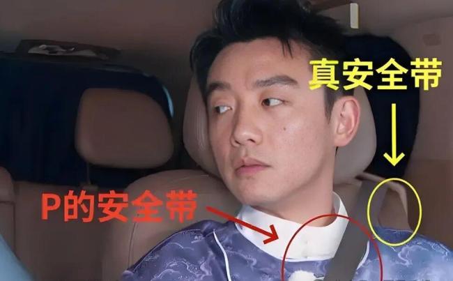 综艺嘉宾安全带疑似后期P的 安全隐患引热议