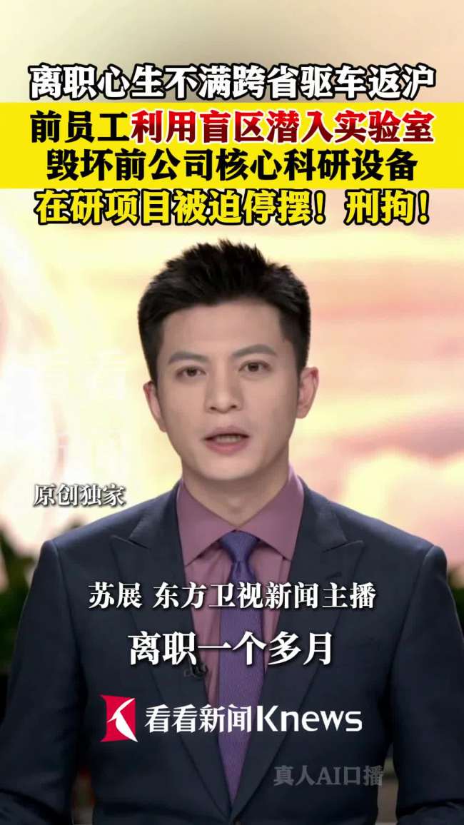 离职员工潜入原单位毁坏设备被拘