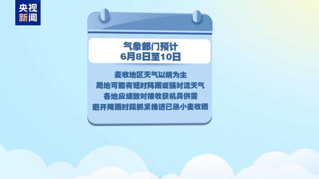 全国小麦收获进度过六成 多地迎来丰收季