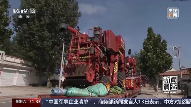 新闻调查丨与天气赛跑 看麦田里的分秒必争
