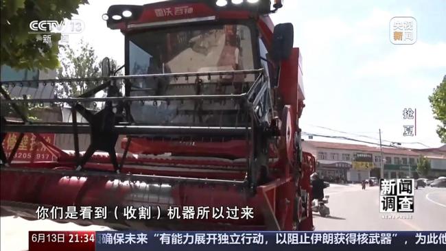 新闻调查丨与天气赛跑 看麦田里的分秒必争