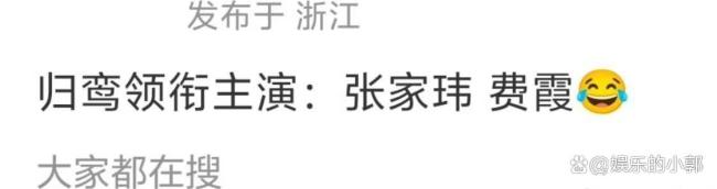 《归鸾》领衔主演张家玮费霞