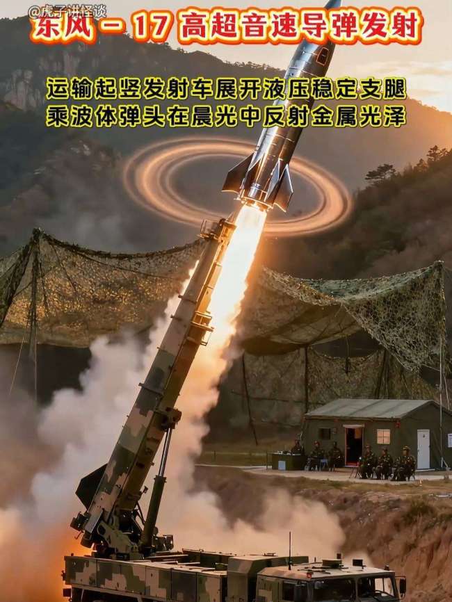 东风17实弹发射影像首次公开 展现强大威慑力
