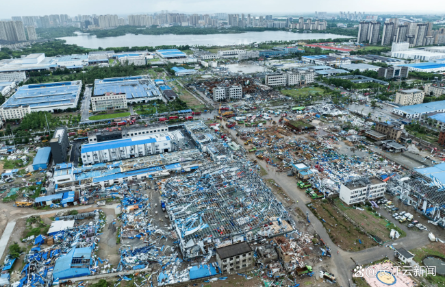 湖北雷暴龙卷风 内陆罕见强对流天气