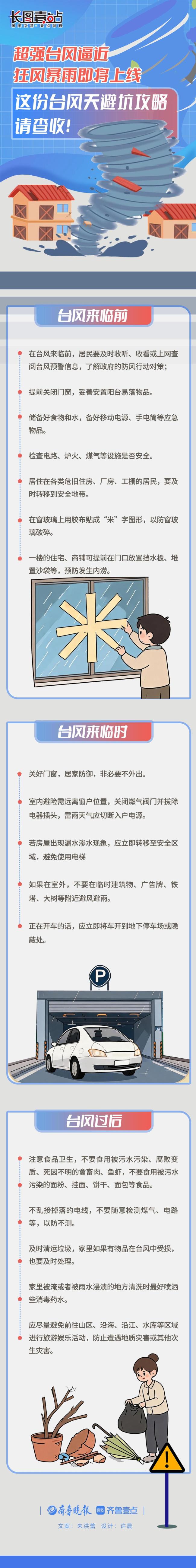 台风天避坑攻略请查收 应对超强台风“巴威”