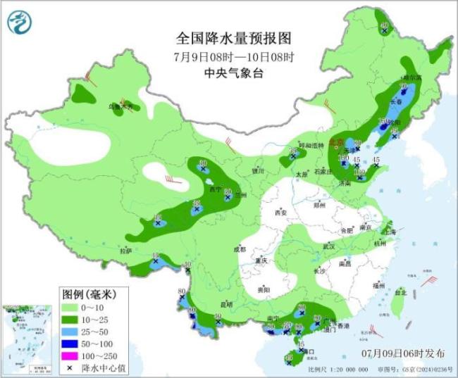受台风影响辽宁将出现强降雨 局地大暴雨需防范次生灾害