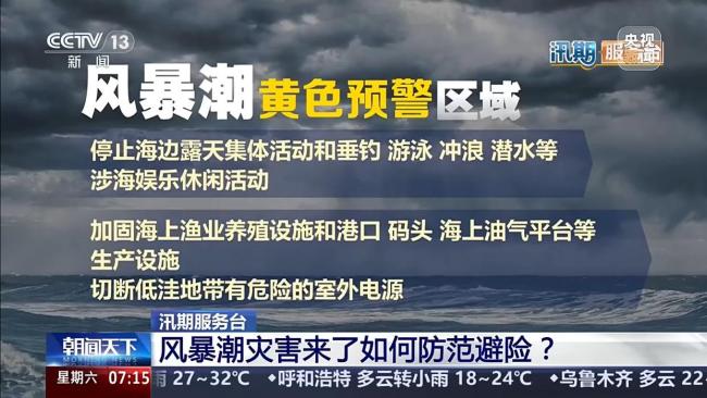 如何防御应对风暴潮、海浪灾害 预警与防范措施