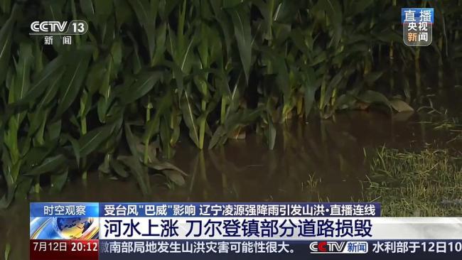辽宁有大桥被淹没 洪水致多处受灾