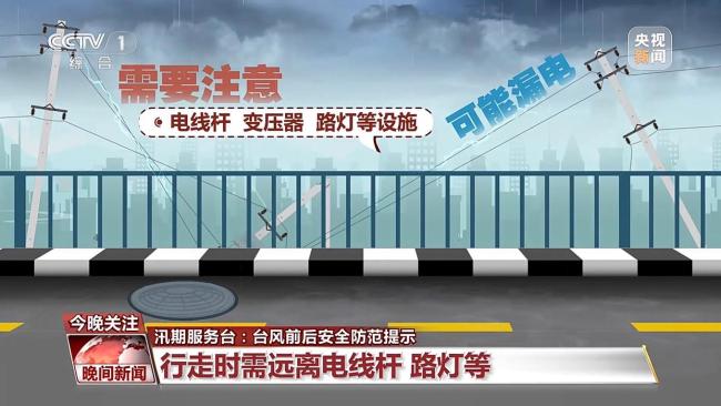 不光脚涉水、不吃泡水食物 台风天安全防范提示