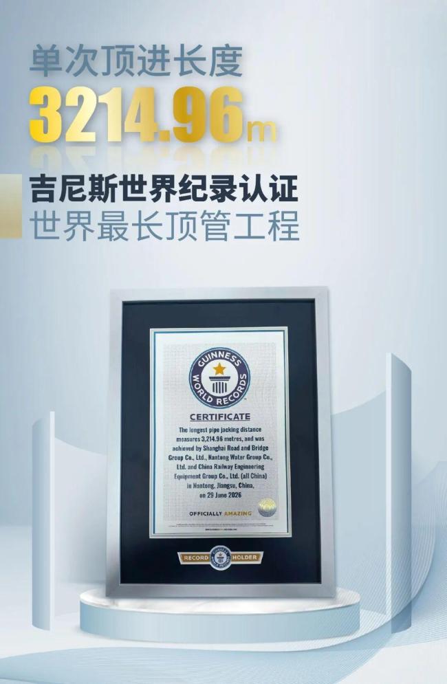 “世界第一顶”！吉尼斯世界纪录认证来了