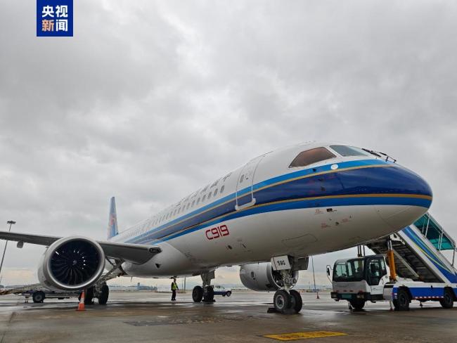 第十二架南航C919国产大飞机入列 助力暑运高峰