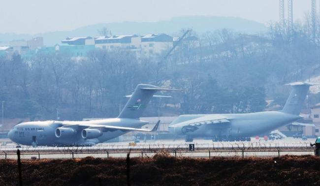 驻韩美军空军基地白磷泄漏 紧急疏散居民