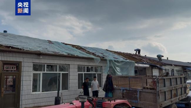 牡丹江一地遭遇9级大风 86处房屋受损 无人员伤亡