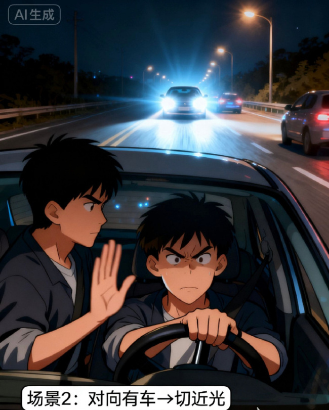 新手司机的远光灯焦虑