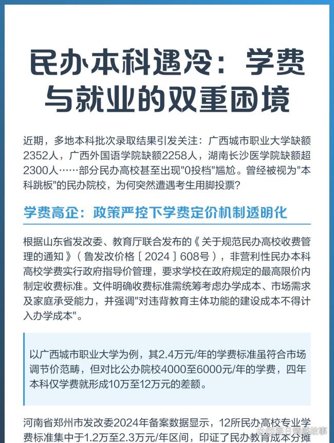 多地民办高校招生遇冷 生源空置现象加剧