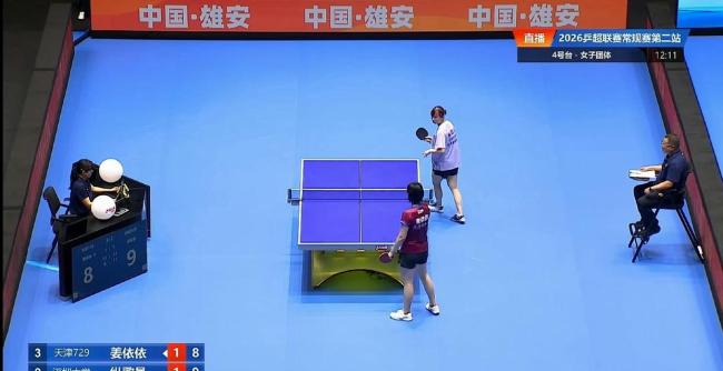乒超联赛女子团体深圳大学胜天津729 年轻队员扛起胜利旗帜