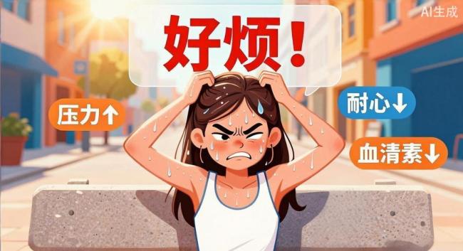 高温天莫名烦躁？你可能“情绪中暑”