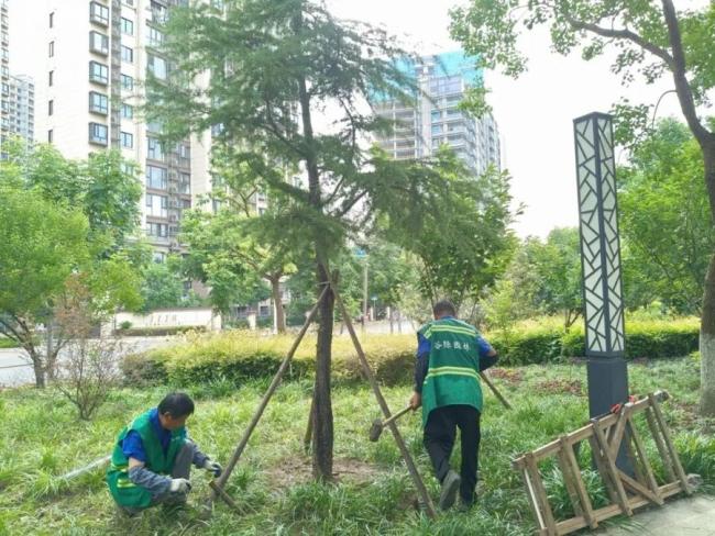 台风天快递外卖小哥化身移动安全员 风雨中的温情守护