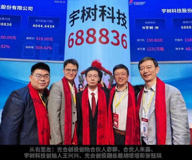 宇树上市 光合创投收获今年最大IPO