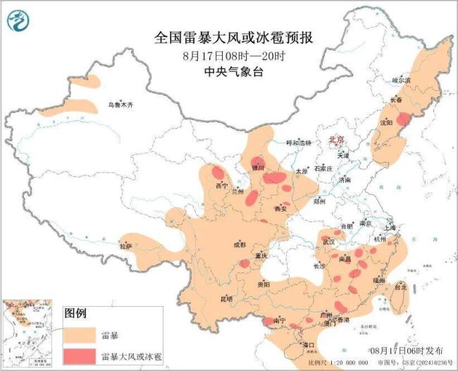 强对流来袭！超9省份将有短时强降水 雷暴大风齐登场