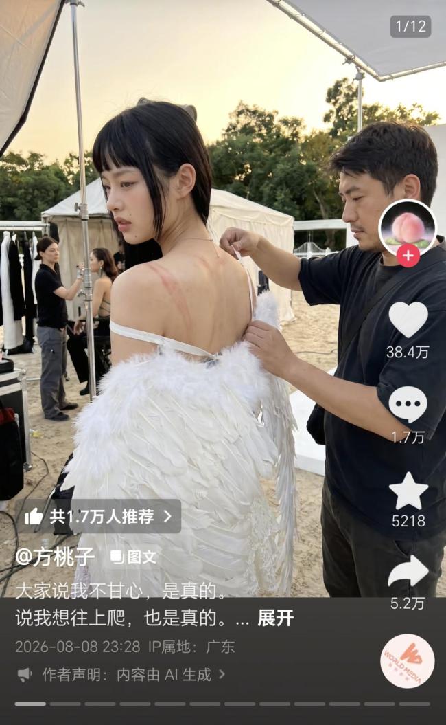 戚薇授权AI短剧 观众为什么坐不住了 真人明星与AI的碰撞争议