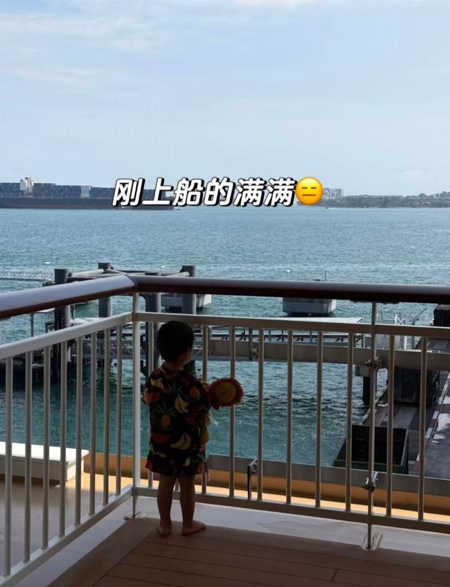 宋宁峰张婉婷带儿子新加坡吃早餐 家庭旅行修复关系