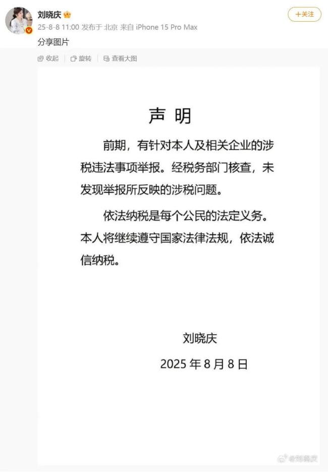 演员刘晓庆330万元借贷纠纷案二审败诉，需承担补充赔偿责任 六年纠纷终落幕