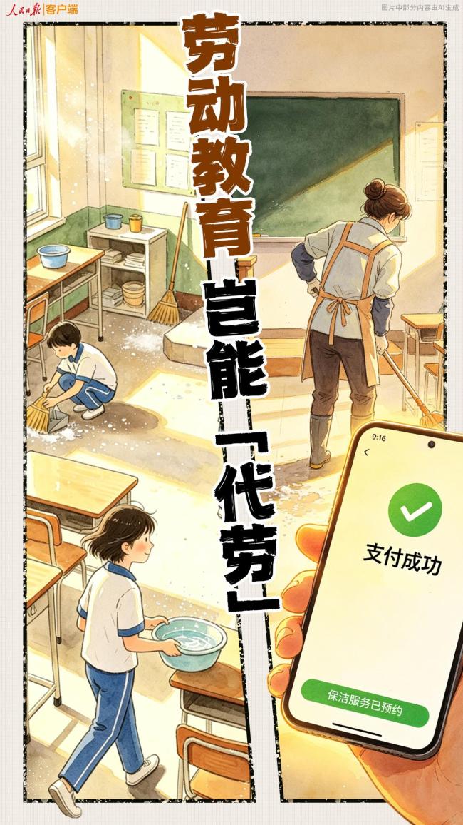 人民日报：劳动教育岂能“代劳”