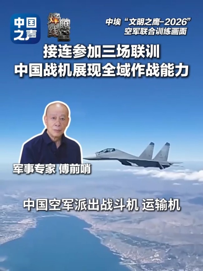 中国战机展现全域作战能力