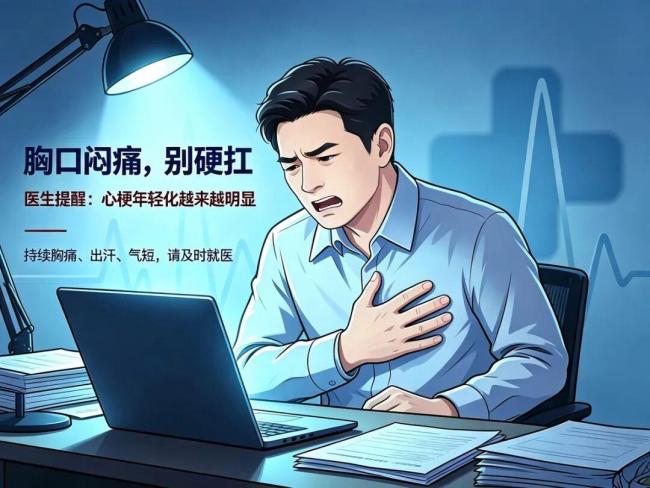 专家：心血管疾病年轻化趋势明显 心梗风险需警惕