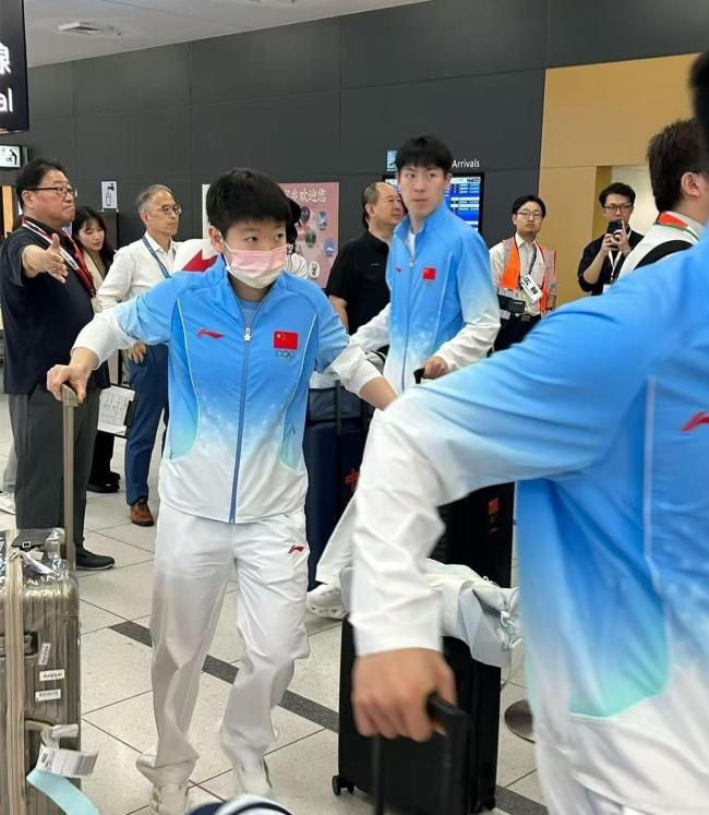 刘丁硕透露国乒队员在日本入住邮轮 通勤时间引关注