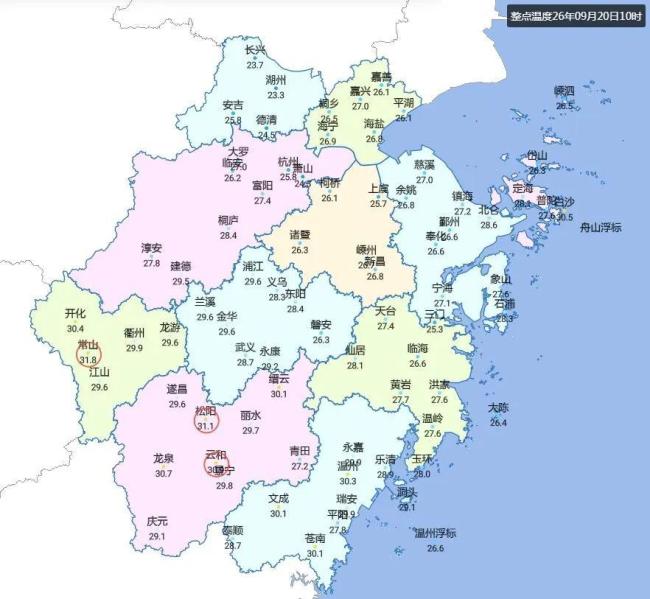 秋老虎再度发力！浙江23日起多云为主，局地午后雷雨突袭