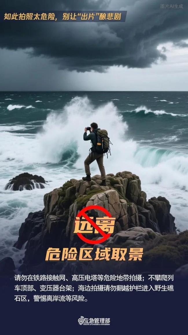 这些“出片姿势”千万别学 安全第一