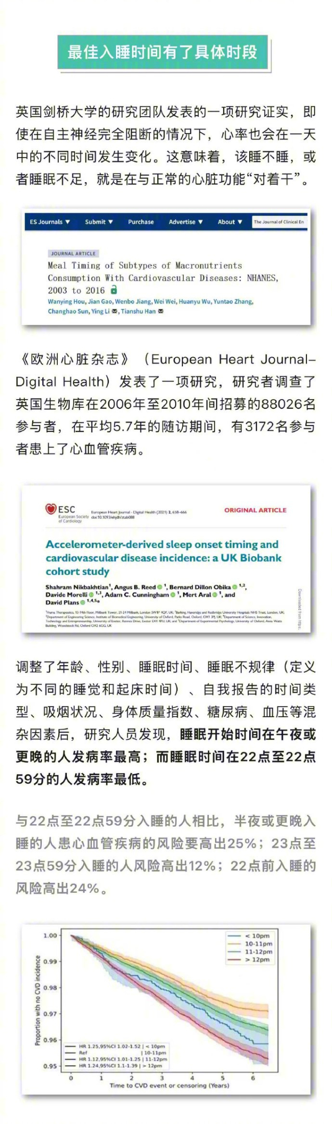 晚上这个时段入睡对心脏更友好 理想睡眠时段揭秘