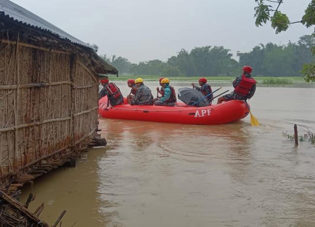 尼泊尔强降雨引发灾情 已致21人死亡