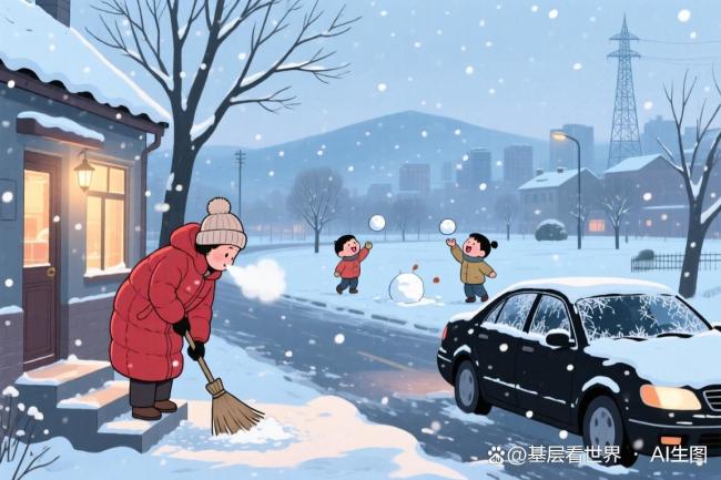 鹤岗初雪 感受黑与白的大地美学 冬日仪式感悄然降临