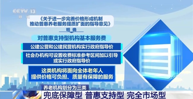 养老服务收费新政出台 将迎来哪些变化？