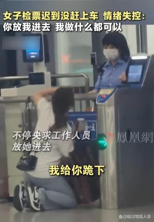 官方通报“错过检票跪求工作人员” 规则与同情的两难选择